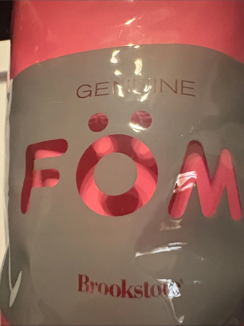 Brookstone Pink FÖM Plush Throw